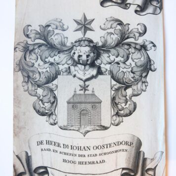 Wapenkaart/Coat of Arms Oostendorp.
