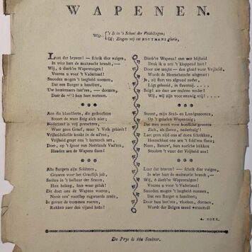 Arnoldus Soek Aen de Wapenen 1786