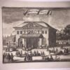 [Antique print, etching] Reguliers Waag in Amsterdam, published ca. 1726.