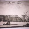 [Antique print, etching] Weterings Poort (Weteringspoort in Amsterdam), published ca. 1726.