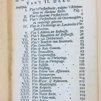Redenerend vertoog over 't notaris ampt, behelzende eene duidelyke en nette verklaring van deszelfs gronden omtrent veelerleye gevallen in de practyk, alles volgens placaten en costumen dezer landen, 2 parts, second edition, Amsterdam, Ratelband 1736.