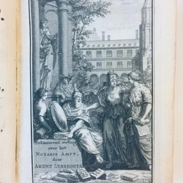 Redenerend vertoog over 't notaris ampt, behelzende eene duidelyke en nette verklaring van deszelfs gronden omtrent veelerleye gevallen in de practyk, alles volgens placaten en costumen dezer landen, 2 parts, second edition, Amsterdam, Ratelband 1736.